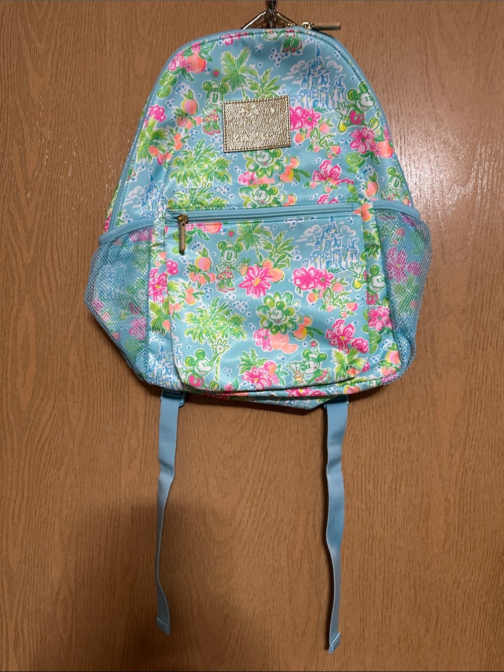 Lilly pulitzer x Disney Mickey and Minnie floral backpack